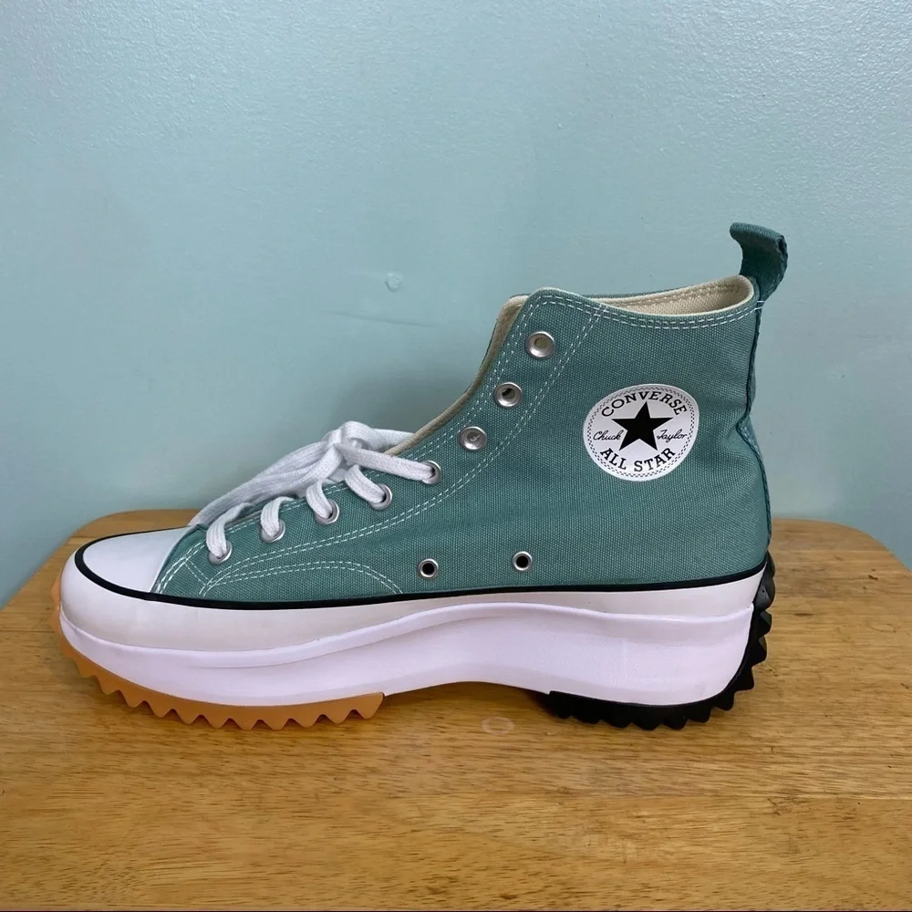 Converse 172726C Green Jade Run Star Hike Platform Unisex Sneakers‎